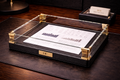 DECORCINA Executive Glass Paper Tray™