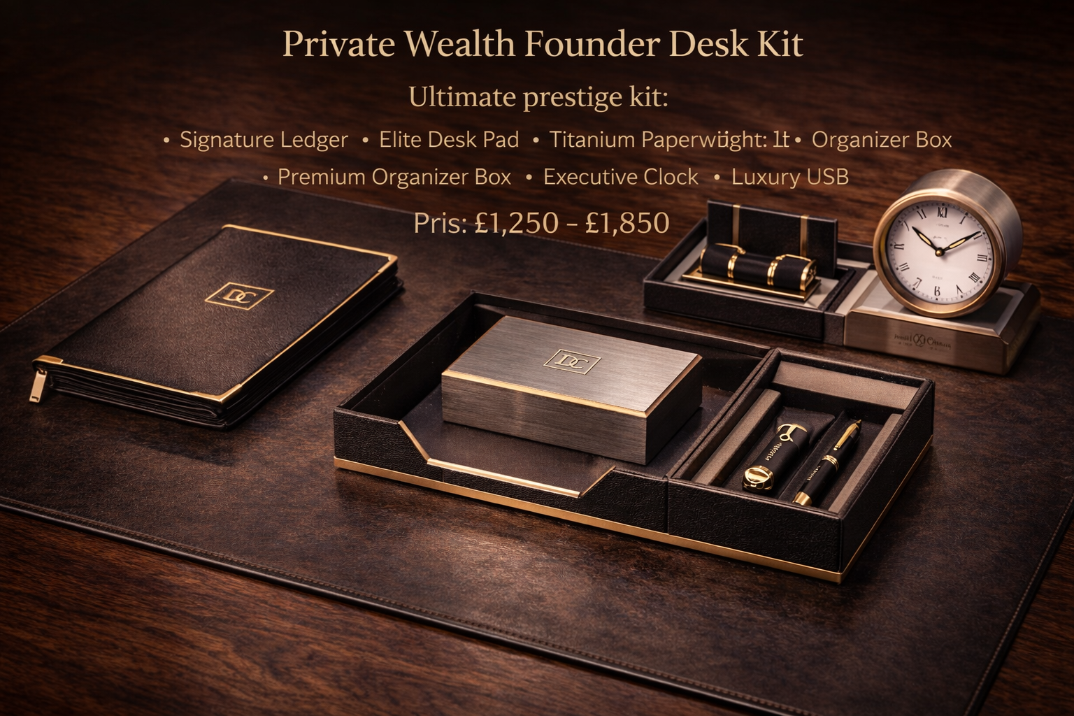 DECORCINA Private Wealth Founder Desk Kit™