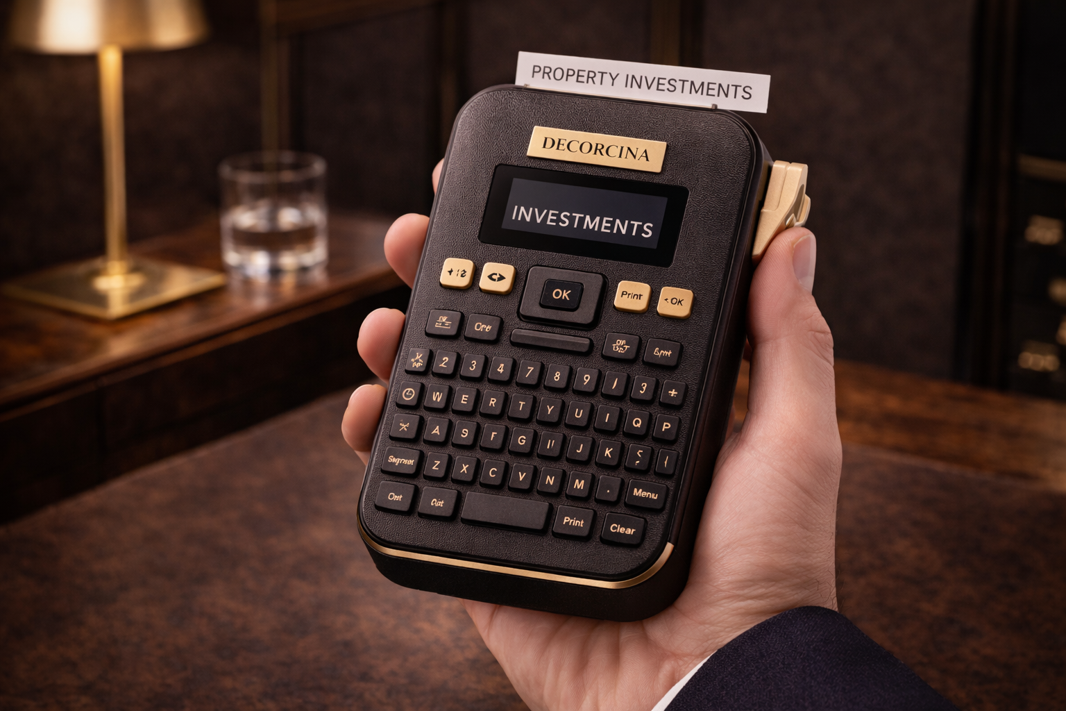 DECORCINA Executive Handheld Labeler