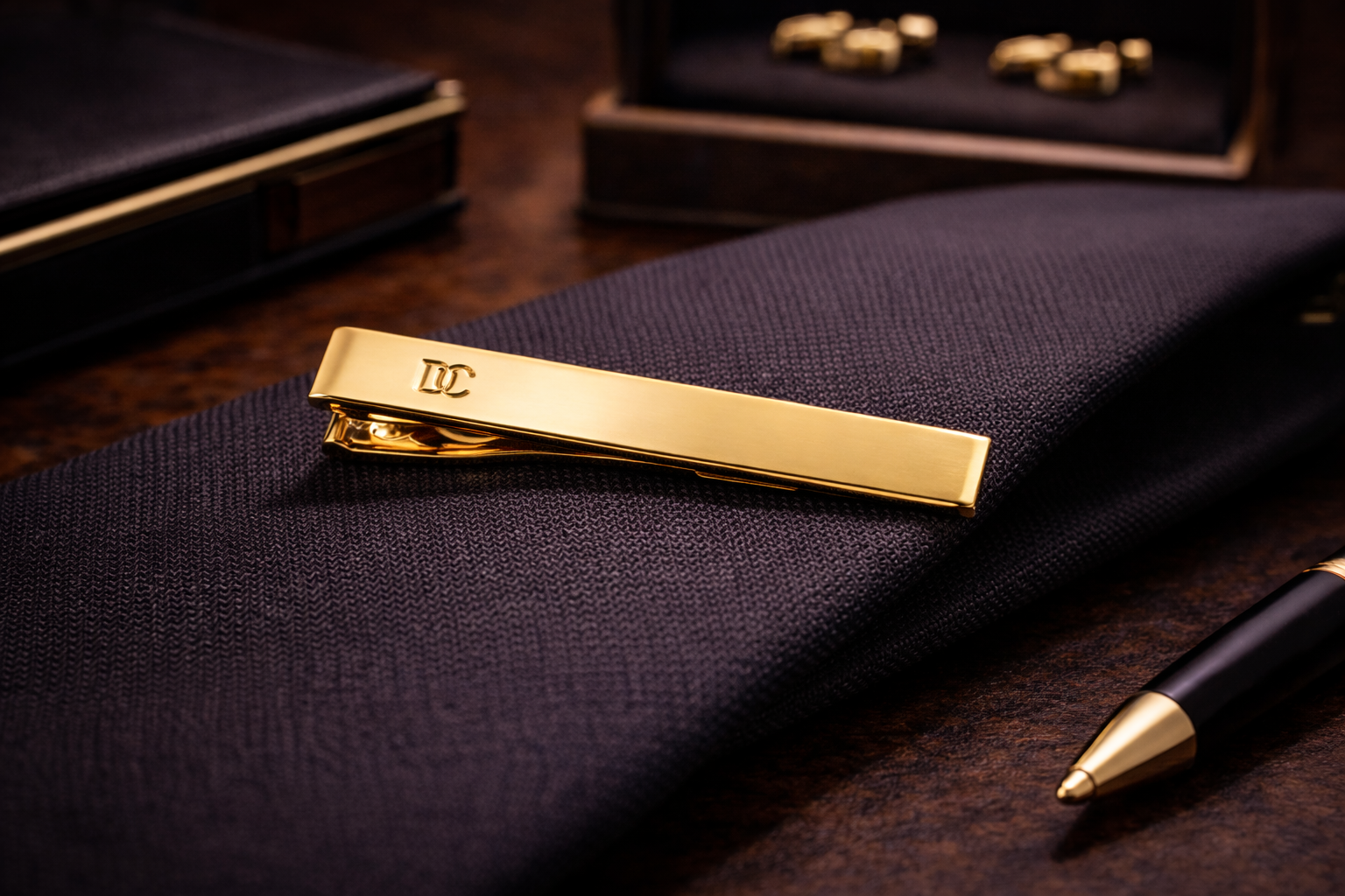 DECORCINA DC Tie Bar™ – 18K Solid Gold
