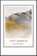 Soft Horizon – Watercolor Abstract Poster
