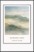 Morning Mist – Watercolor Landscape Poster