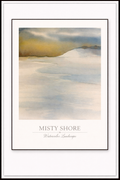 Misty Shore – Watercolor Landscape Poster