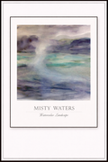 Misty Waters – Watercolor Landscape Poster