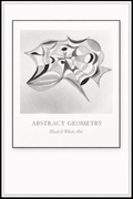 Abstract Geometry – Black &amp; White Art Poster
