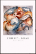 Ethereal Forms – Abstract Watercolor Poster