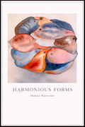 Harmonious Forms – Abstract Watercolor Poster