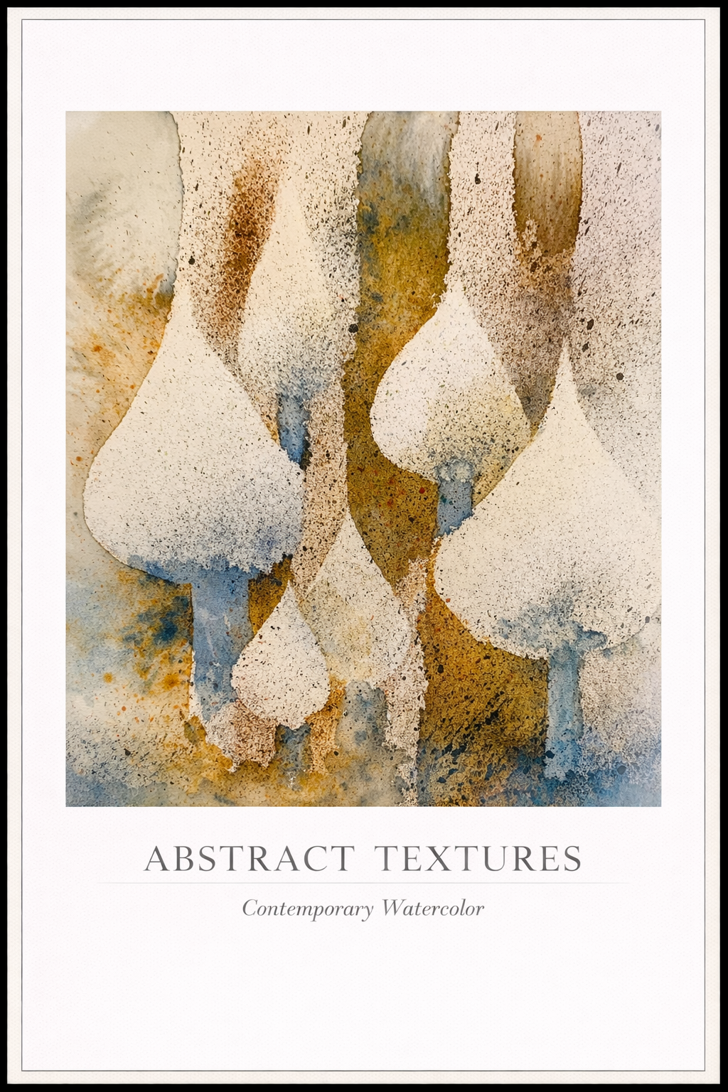 Abstract Textures – Watercolor Poster