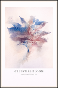 Celestial Bloom – Abstract Watercolor Art Poster