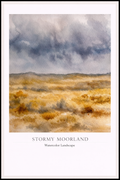 Golden Fields – Watercolor Landscape Poster