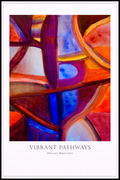 Vibrant Pathways – Abstract Watercolor Poster