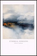Ethereal Horizons – Abstract Watercolor Poster