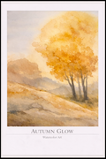 Autumn Glow – Watercolor Art Poster
