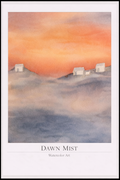 Dawn Mist – Watercolor Art Poster