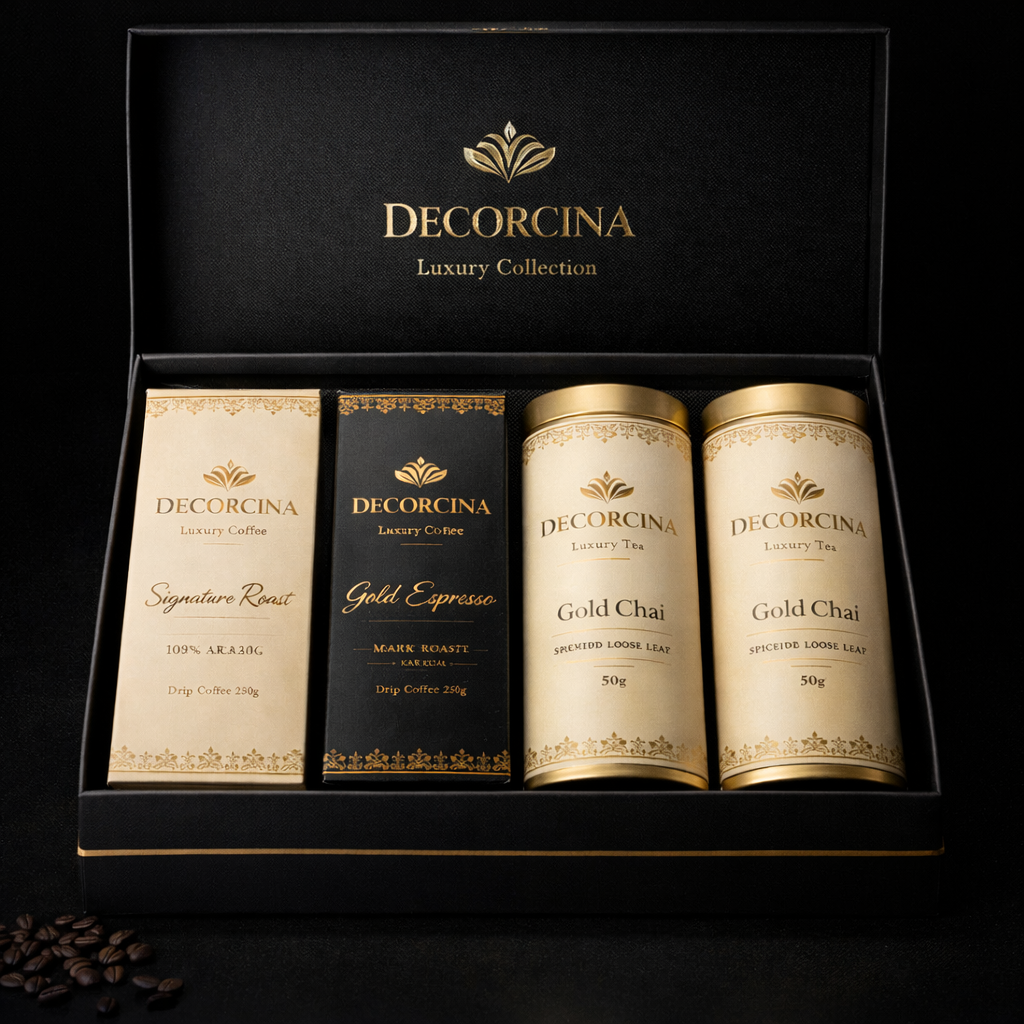 DECORCINA Luxury Coffee & Tea Gift Box