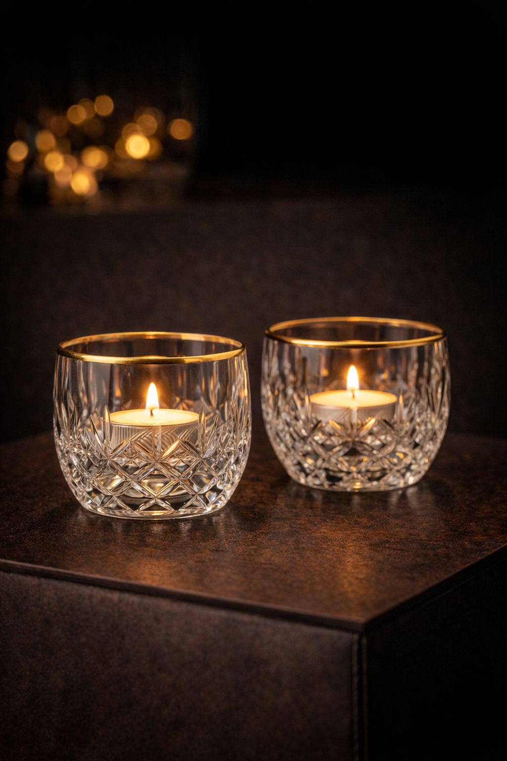 DECORCINA Crystal Candle Holders