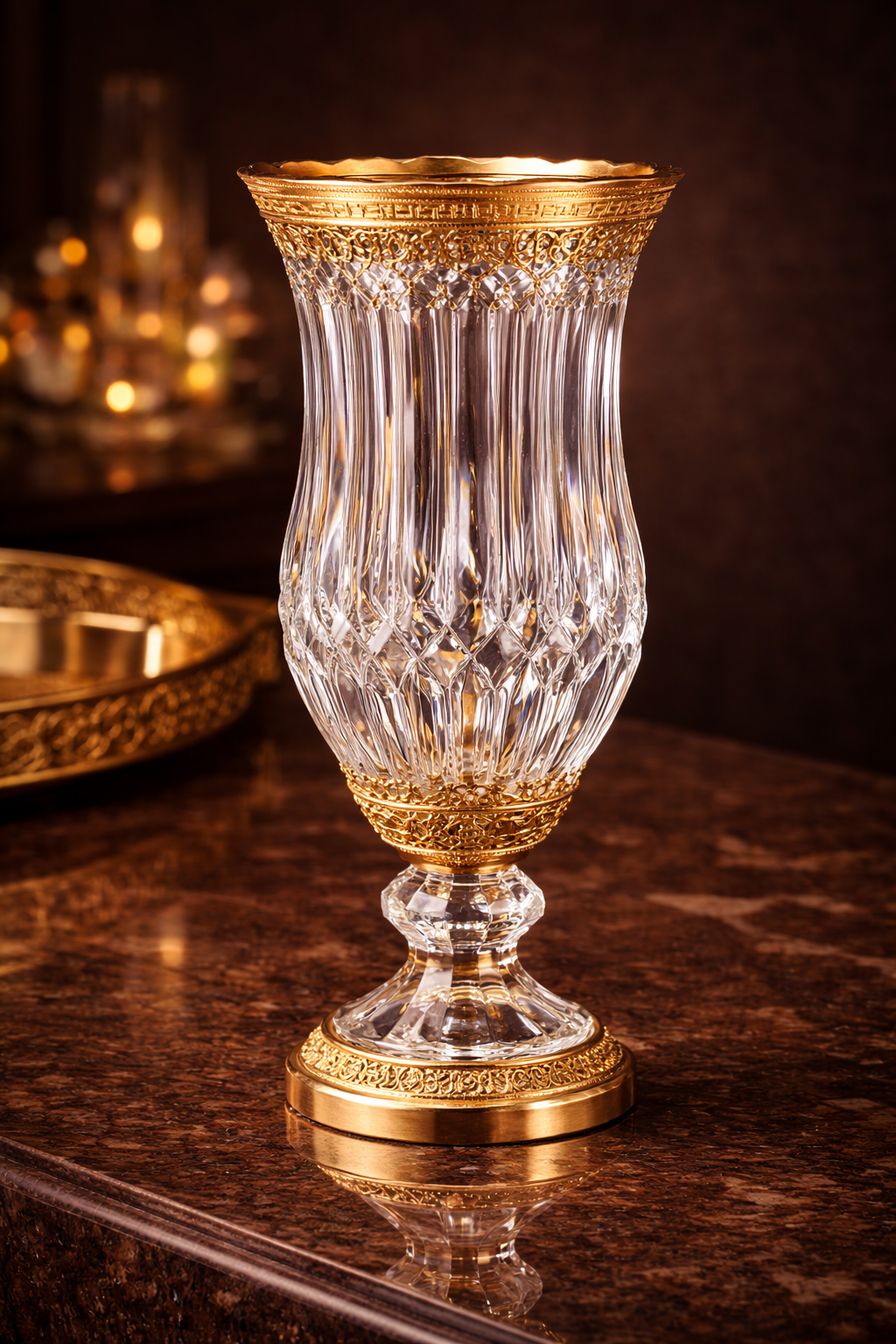 DECORCINA Luxury Crystal Vase