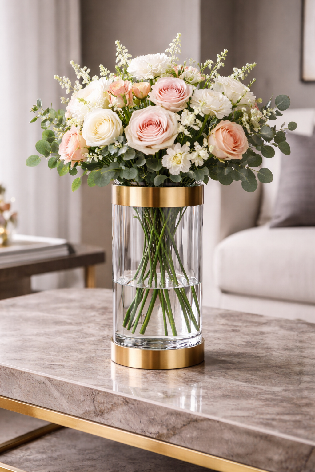 DECORCINA Luxury Crystal Vase