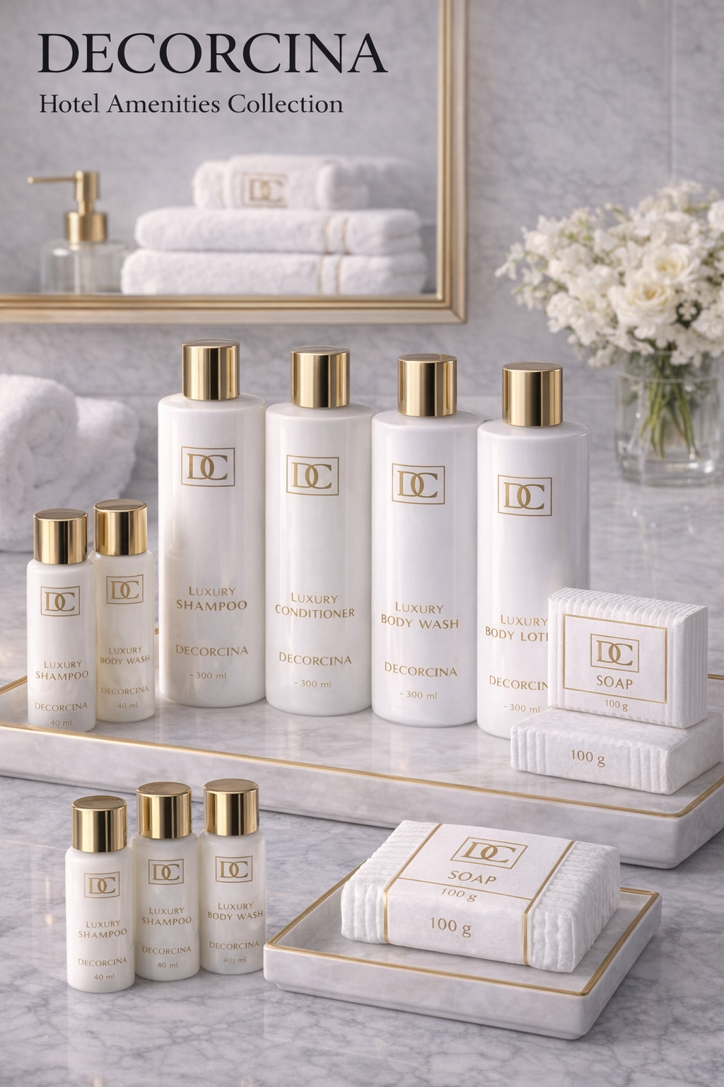 DECORCINA Hotel Amenities Collection